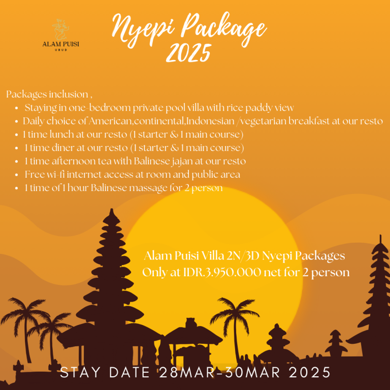 Nyepi Package ubud 2025